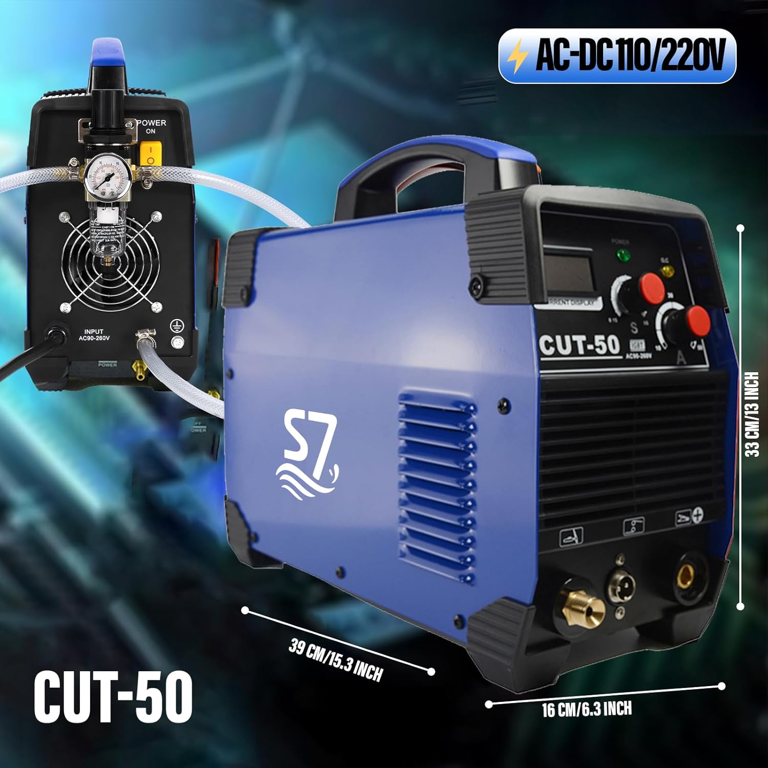 Plasma Cutter,CUT50 55Amp 110V/220V Dual Voltage IGBT Cutting Machine - Image 6