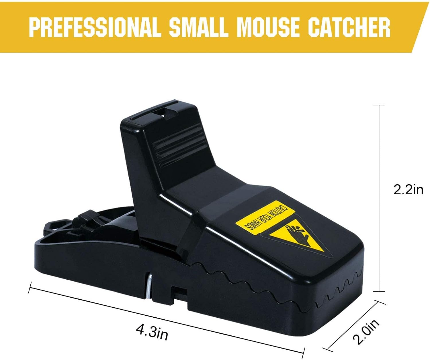 6 Pack Mouse Traps Indoor for Home,Mice Traps for House,Reusable Mouse Trap That Work,Small Mice Catchers for Home Indoor, Quick Set Mousetraps Effective - Image 2