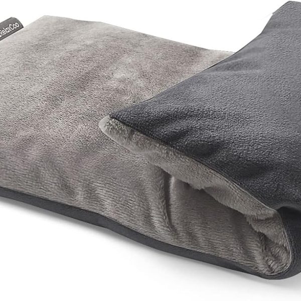 Heating pad Microwavable with Washable Cover 6 * 12" Microwave Moist Heat Pad for Neck Shoulder, Cramps, Back Pain Relief, Warm Compress Rice Bean Bag Hot Pack for Muscles, Joints, Lavender