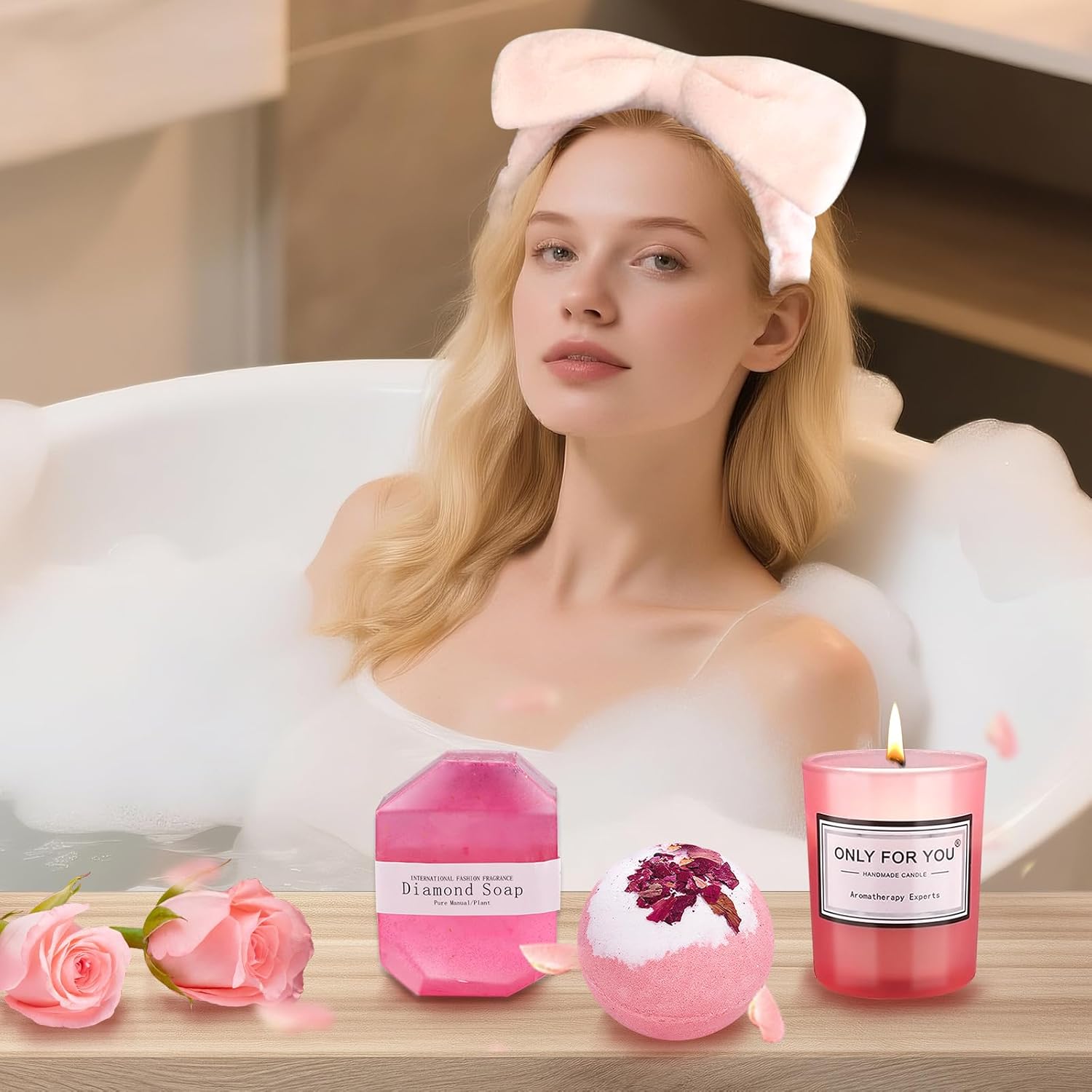Gift Baskets for Women,10 PCS Spa Self Care Package for Birthday, Thank You, Get Well, Perfect Relaxation Gifts for Mom, Grandma,Sister, Best Friends,Christmas,Holiday, Valentines Day Presents for Her - Image 5