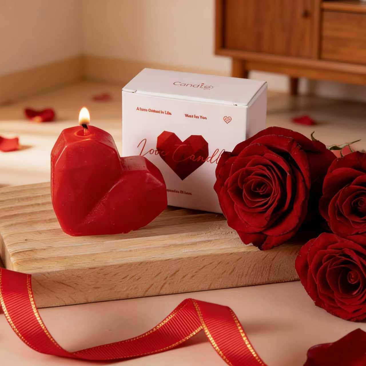 Gifts for Girlfriend Wife Lover Unique Ideas Wedding Engagement Gifts Heart-shaped Valentines Red Rose Love You Gift Romantic Gift Set - Image 6