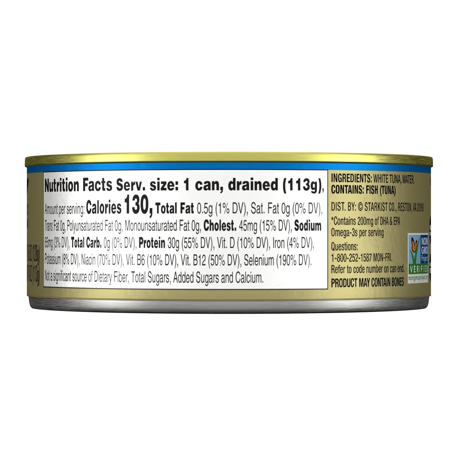 StarKist Selects No Salt Added Chunk White Albacore Tuna in Water - 4.5 oz Can - Image 2